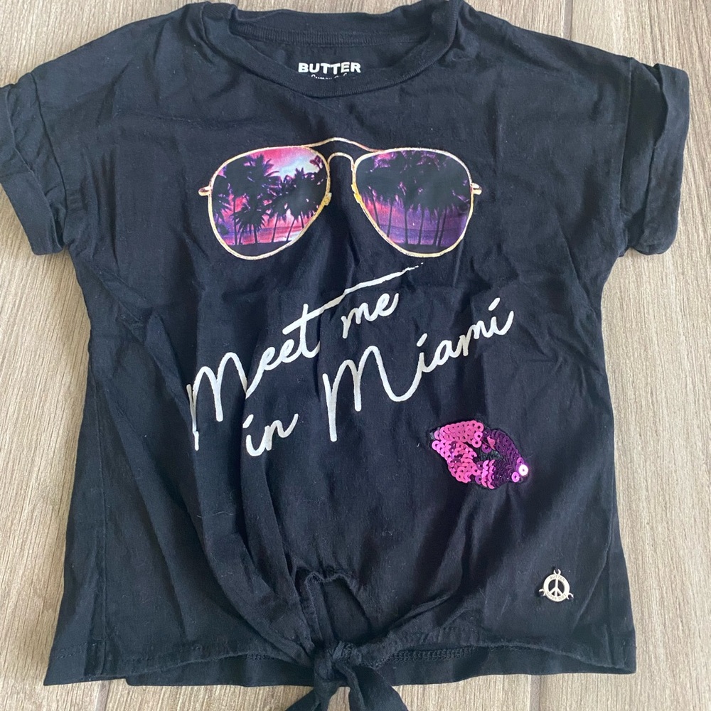 Little Girls Butter T Shirt, 4